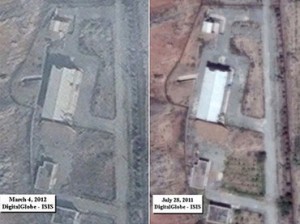 Satellite imagery of the Parchin site