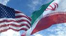 US-Iran flags