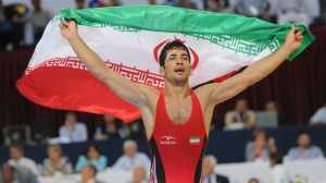 Iranian Greco-Roman wrestler Omid Haji-Norouzi