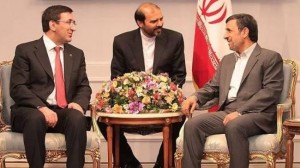 Cevdet Yilmaz and Mahmoud Ahmadinejad