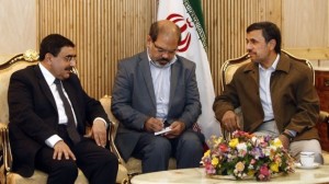 Essam el-Haddad and Mahmod Ahmadinejad