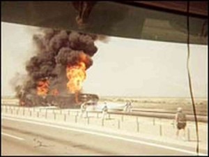 Truck accident iran