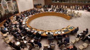 the United Nations Security Council in session