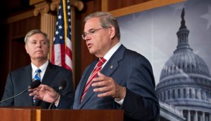 Senators Robert Menendez and Lindsey Graham