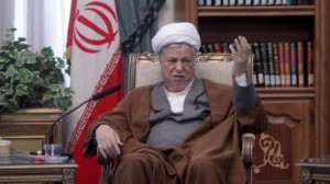 Presidential hopeful Ayatollah Akbar Hashemi Rafsanjani