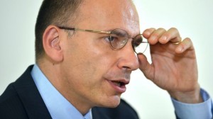 Italian Prime Minister Enrico Letta