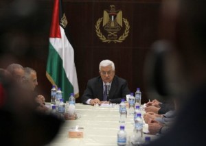 Palestinian president Mahmud Abbas