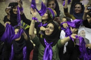 Rohani supporters