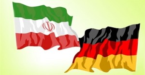Iran germany flags2