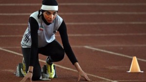Iranian runner Maryam Tousi