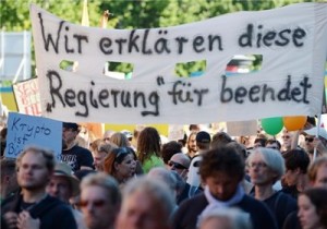 protest in Berlin