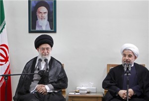rouhani and s leader