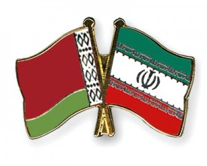 iran belarus flags