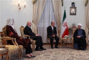 rouhani meeting with Haus