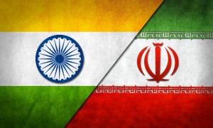 iran india flags