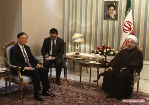 Jiechi and rouhani2