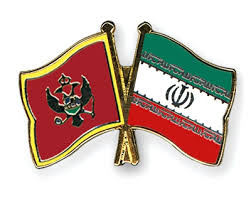 iran and montenegro flags