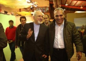 zarif meeting with modiri