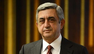 Armenian President Serzh Sargsyan