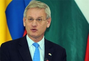 Swedish Foreign Minister Carl Bildt
