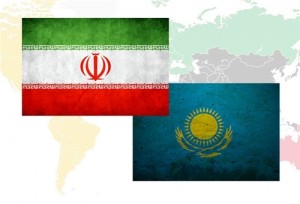 iran Kazakhstan flag