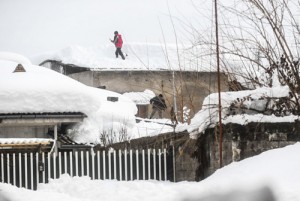 snowfall in north