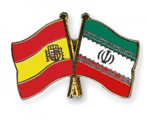 iran spain flag