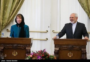 zarif and ashton press conferance