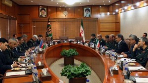 Dehqan meeting with his Azeri counterpart Colonel General Zakir Hasanov