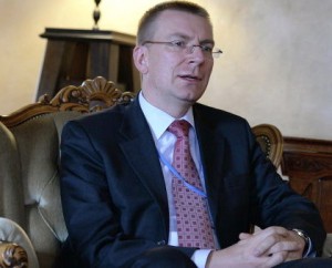 Latvian Foreign Minister Edgar Rinkevich