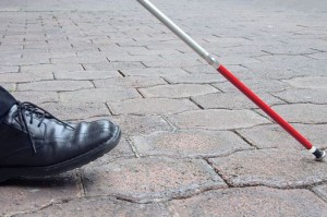 blind person