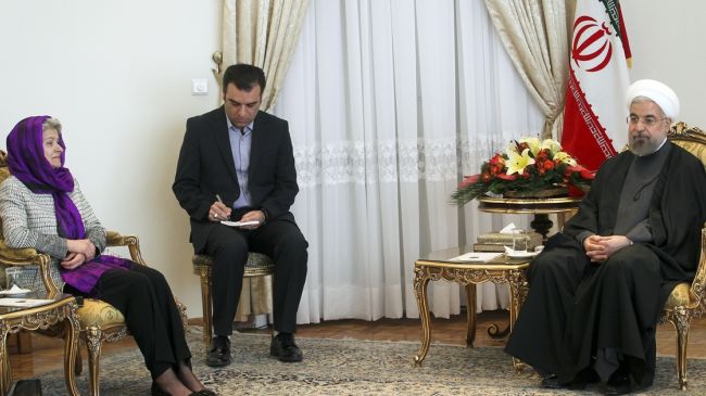 rouhani and bokova