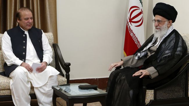 Nawaz sharif-khamenei