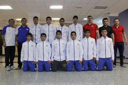 Young Adults Wrestling team
