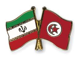 iran tunisia flags
