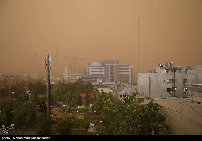 Dust Storm in Tehran