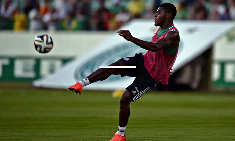 Nigeria's forward Emmanuel Emenike