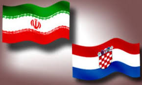 Iran-Croatia flags