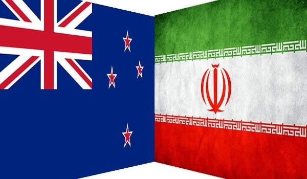 Iran-New Zealand flags