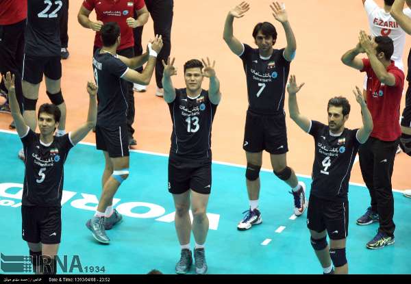 Iran's volleyball team