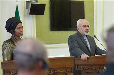 Zarif and Nkoana-Mashabane