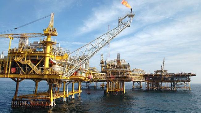 offshore oil field in southern Iran.