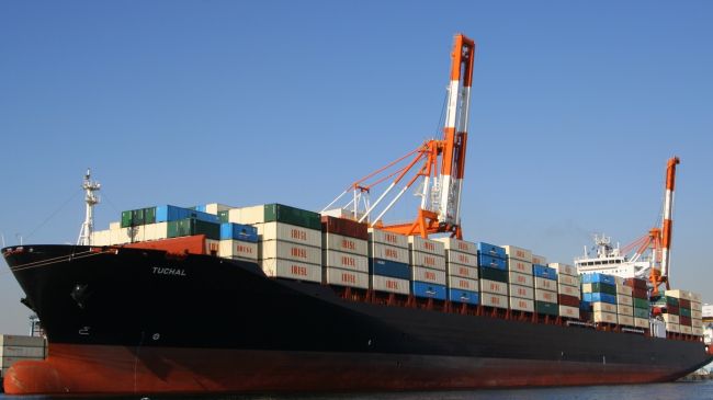 An Iranian cargo ship