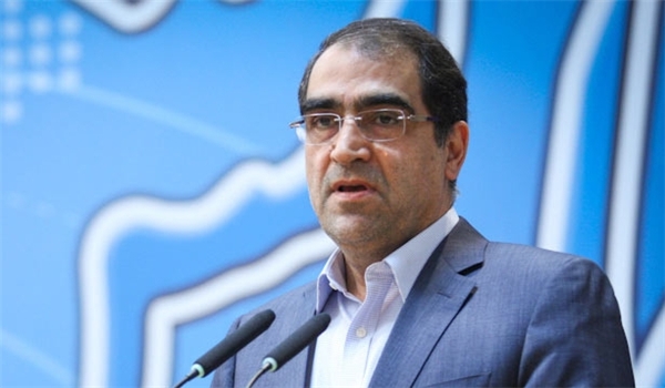 Iran's health minister Seyyed Hassan Hashemi