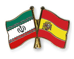 Iran-Spain flags