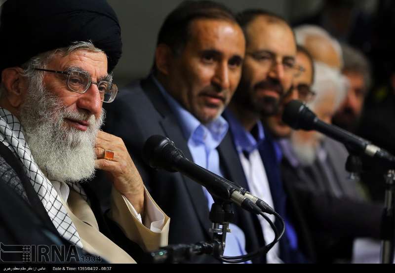 Khamenei meeting with poets