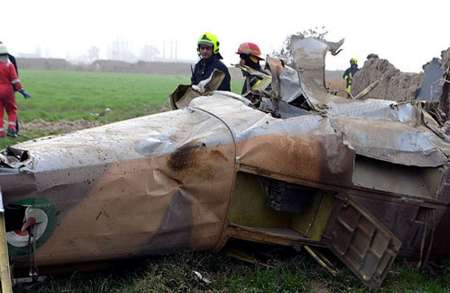 Helicopter crashes in Bushehr