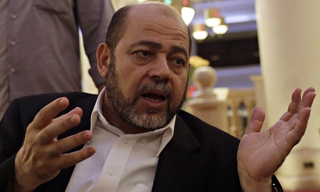 Hamas negotiator Moussa Abu Marzouk in Cairo.