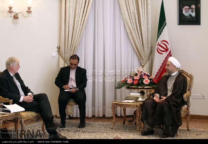 Rouhani & Finland's FM