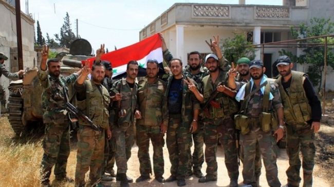 Syrian army soldiers